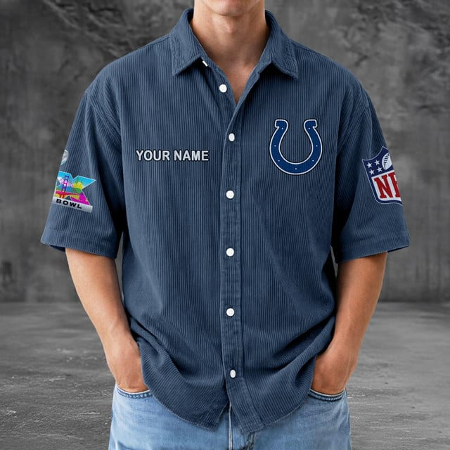 IC x NFL Men Seersucker Button Shirt DDT NTL