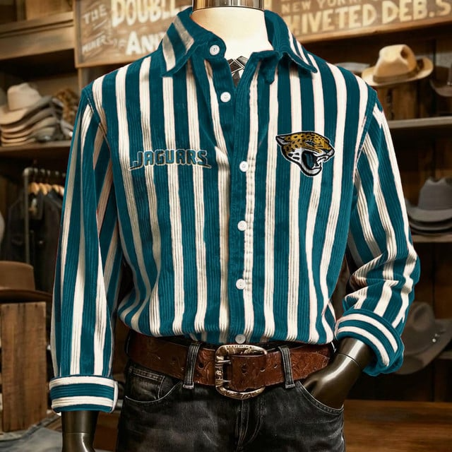 JJ x NFL Color Stripe Corduroy Shirt DDT NTL