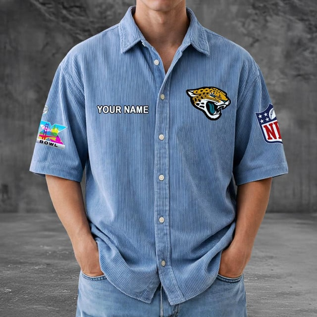 JJ x NFL Men Seersucker Button Shirt DDT NTL