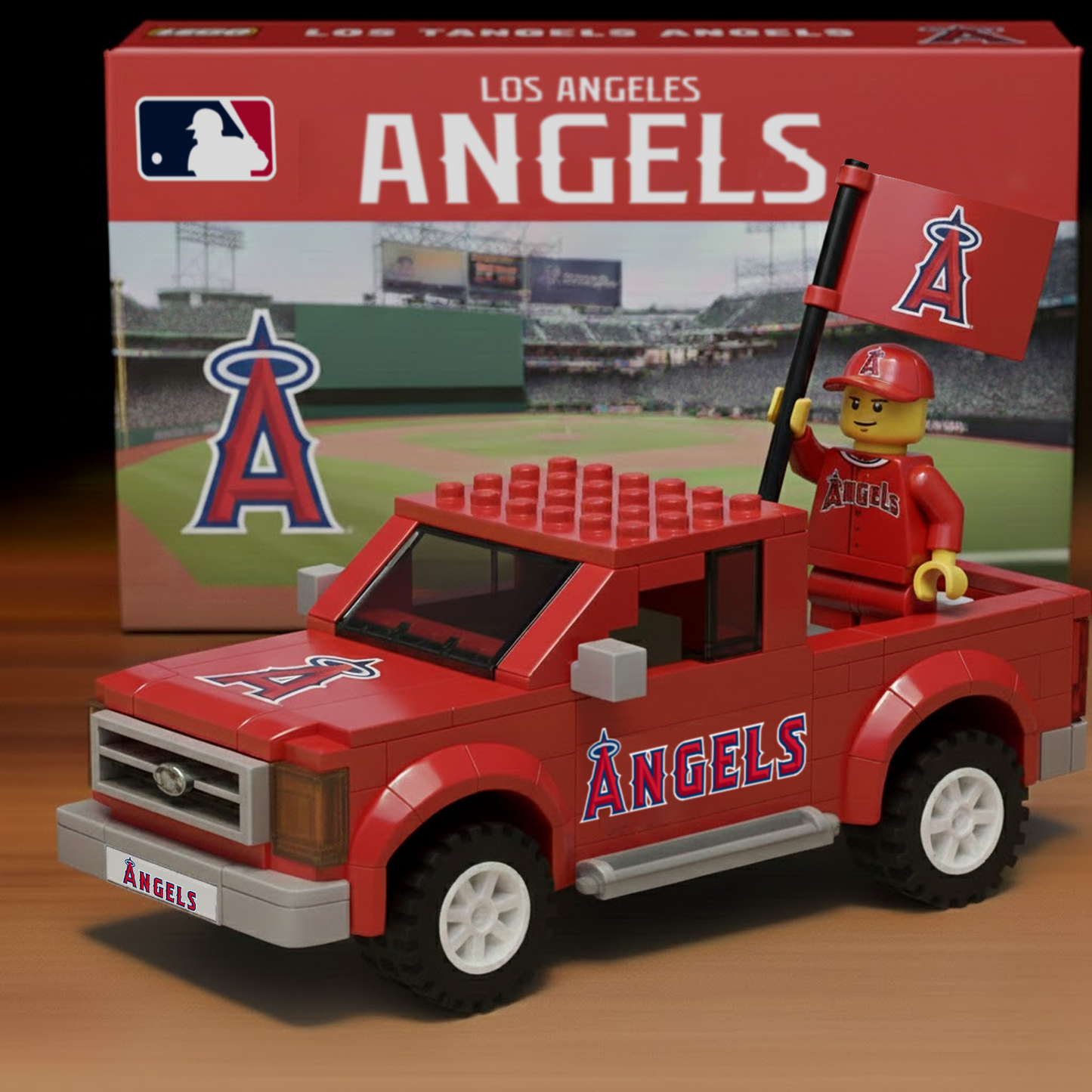 LAA x MLB Building Blocks Truck Toy Set DatND DVT