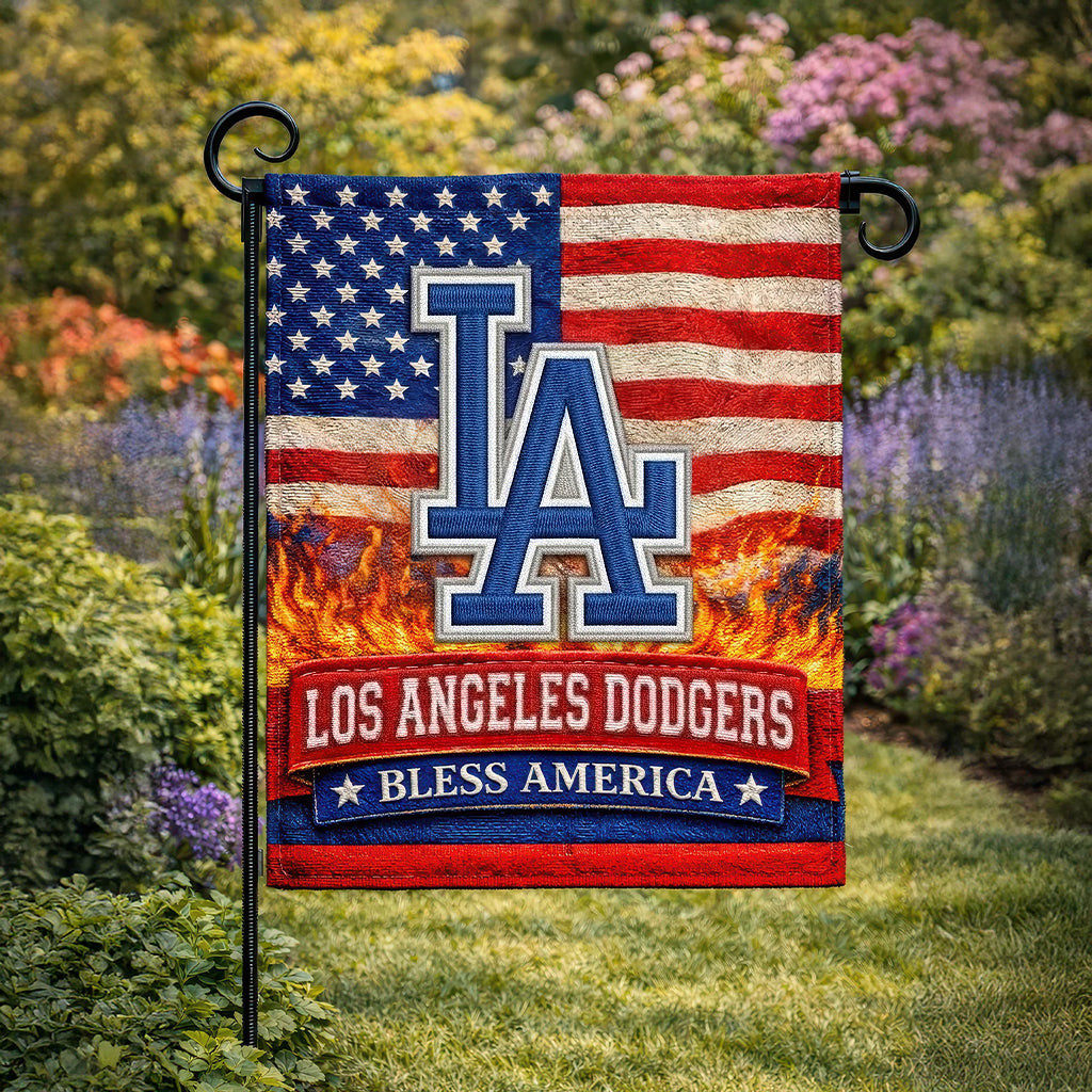 LAD Premium MLB 250 Years Of America Freedom Flag DDT TTTZ