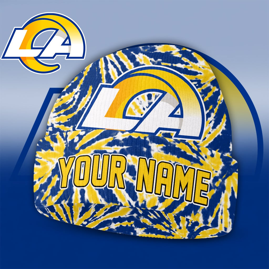 LAR x NFL Personalized Premium Beanie Hat DDT CTND