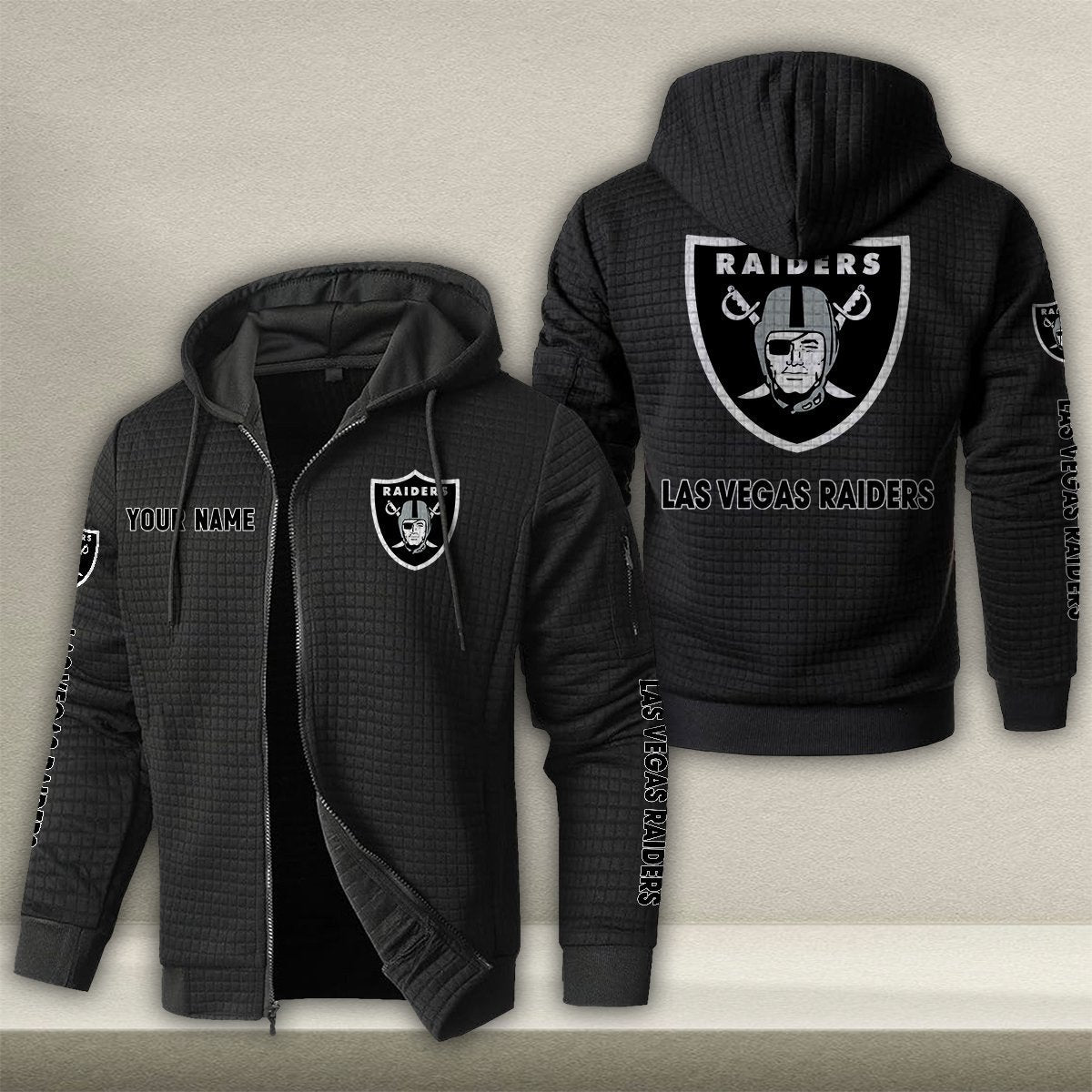 LV x NFL Quilted Zip Hoodie DatND DVT