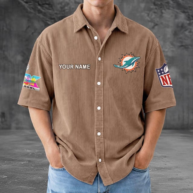 MD x NFL Men Seersucker Button Shirt DDT NTL