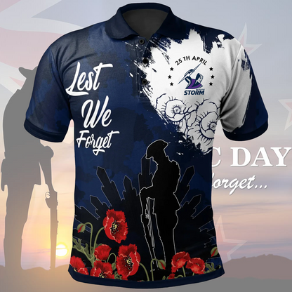 MEL x Anzac Day Polo Shirt DATND TANTD