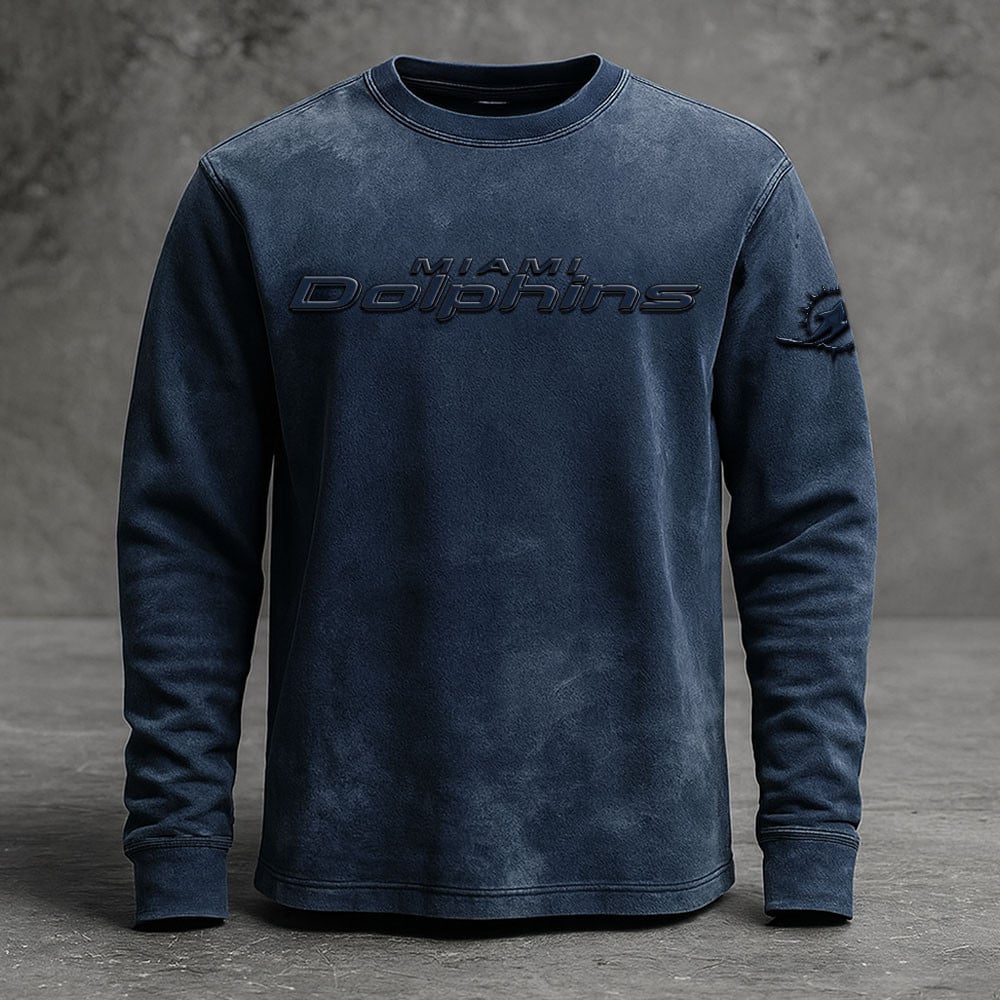 MIA x NFL Embossed SweatShirt DATND TANTD KAN
