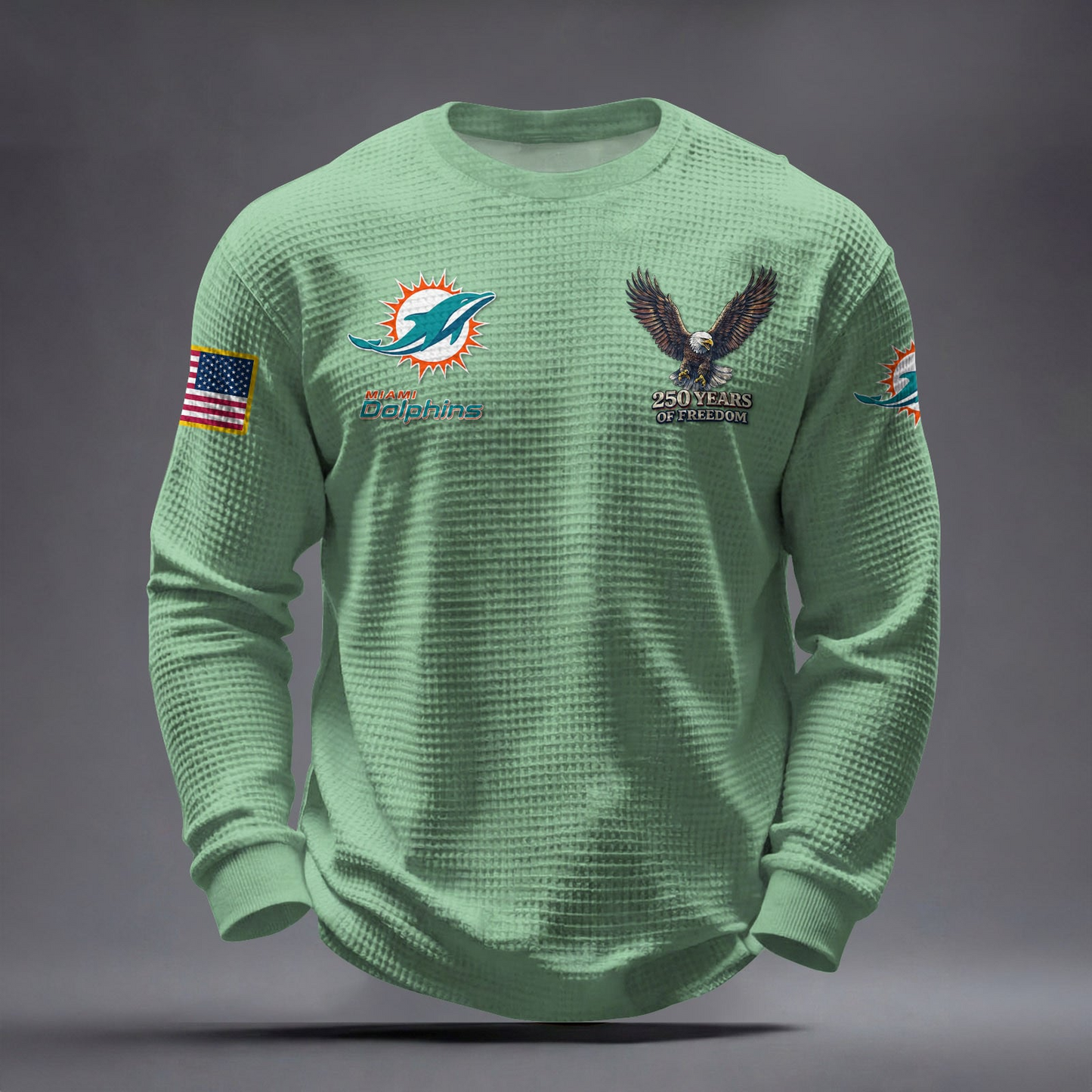 MIA x NFL Waffle Sweatshirt DatND DVT