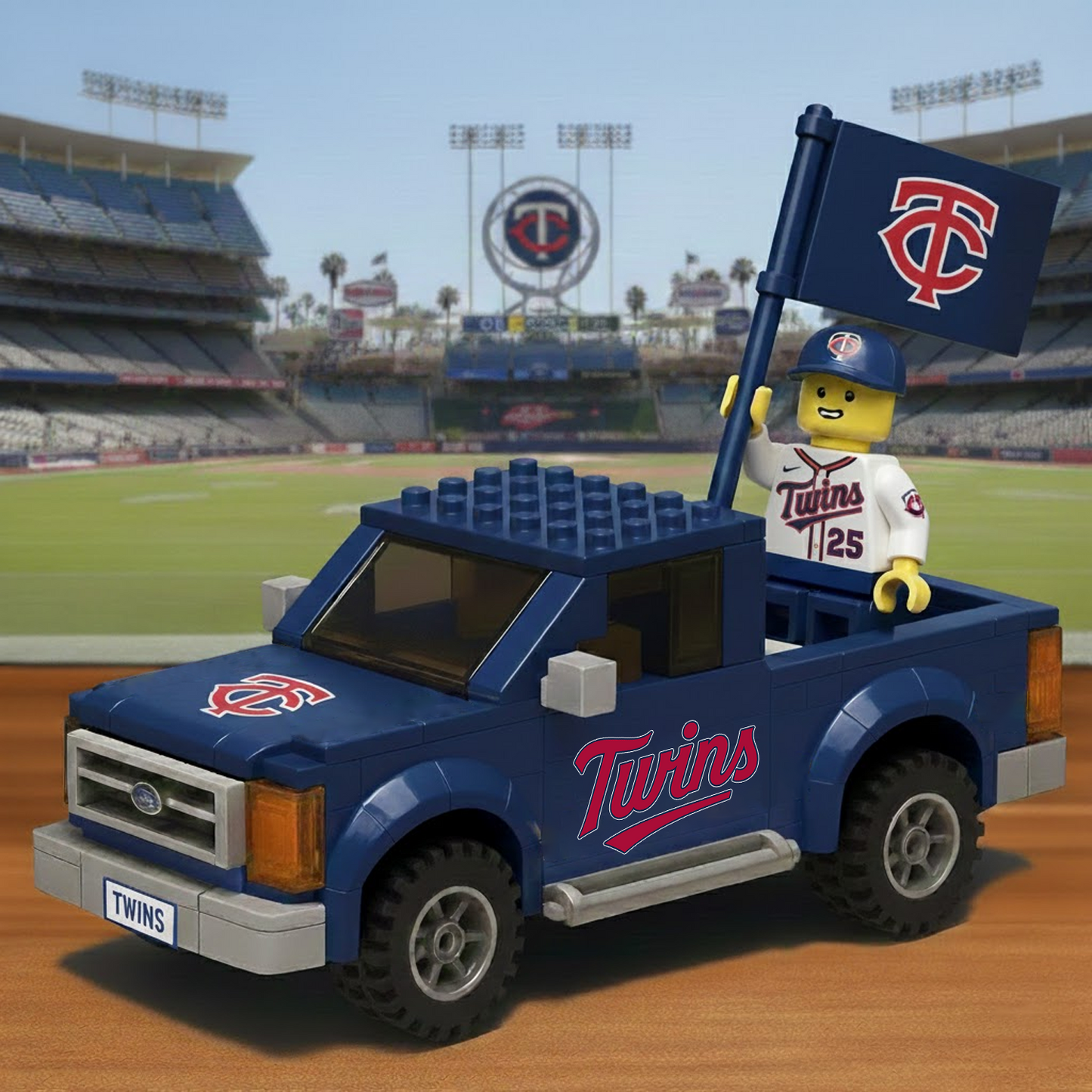 MIN x MLB Building Blocks Truck Toy Set DatND DVT
