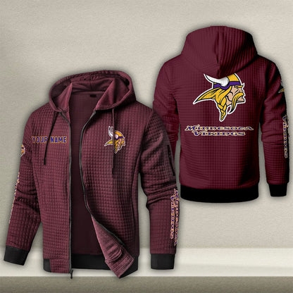 MIN x NFL Quilted Zip Hoodie DatND DVT