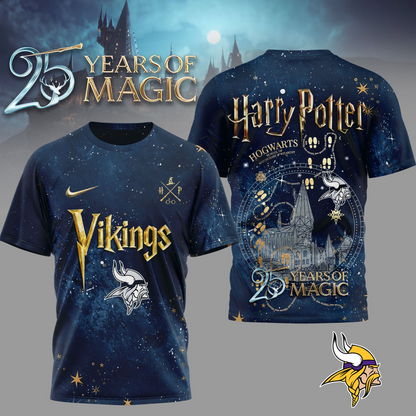MV Premium NFL Harry Potter 25 Years Of Magic 3D Shirt DDT CTND