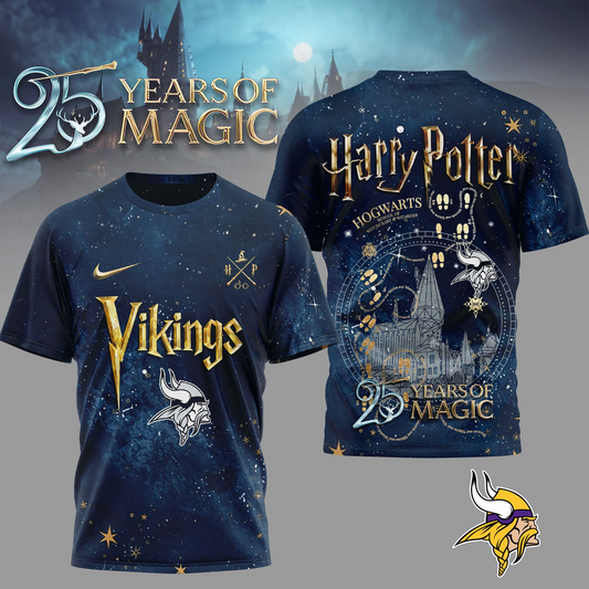MV Premium NFL Harry Potter 25 Years Of Magic 3D Shirt DDT CTND
