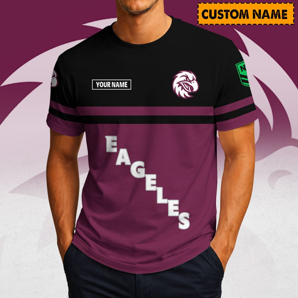 MWSE x NRL Casual T Shirt Custom Name Gift For Fan DDT 190326 NTL