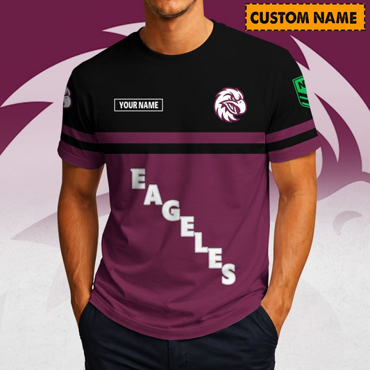 MWSE x NRL Casual T Shirt Custom Name Gift For Fan DDT 190326 NTL
