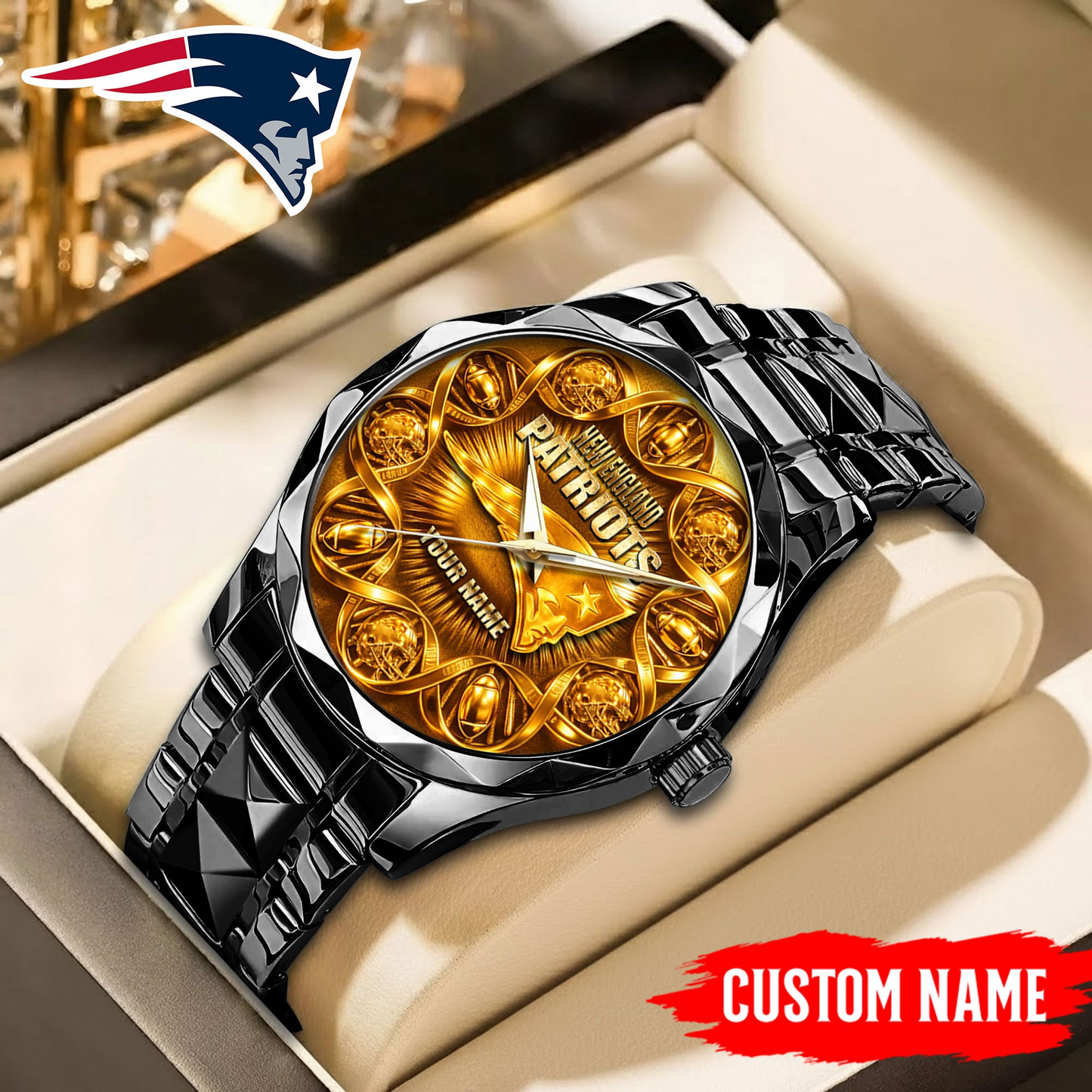 NEP Premium NFL It's In My DNA Stainless Steel Watch DDT  NTL