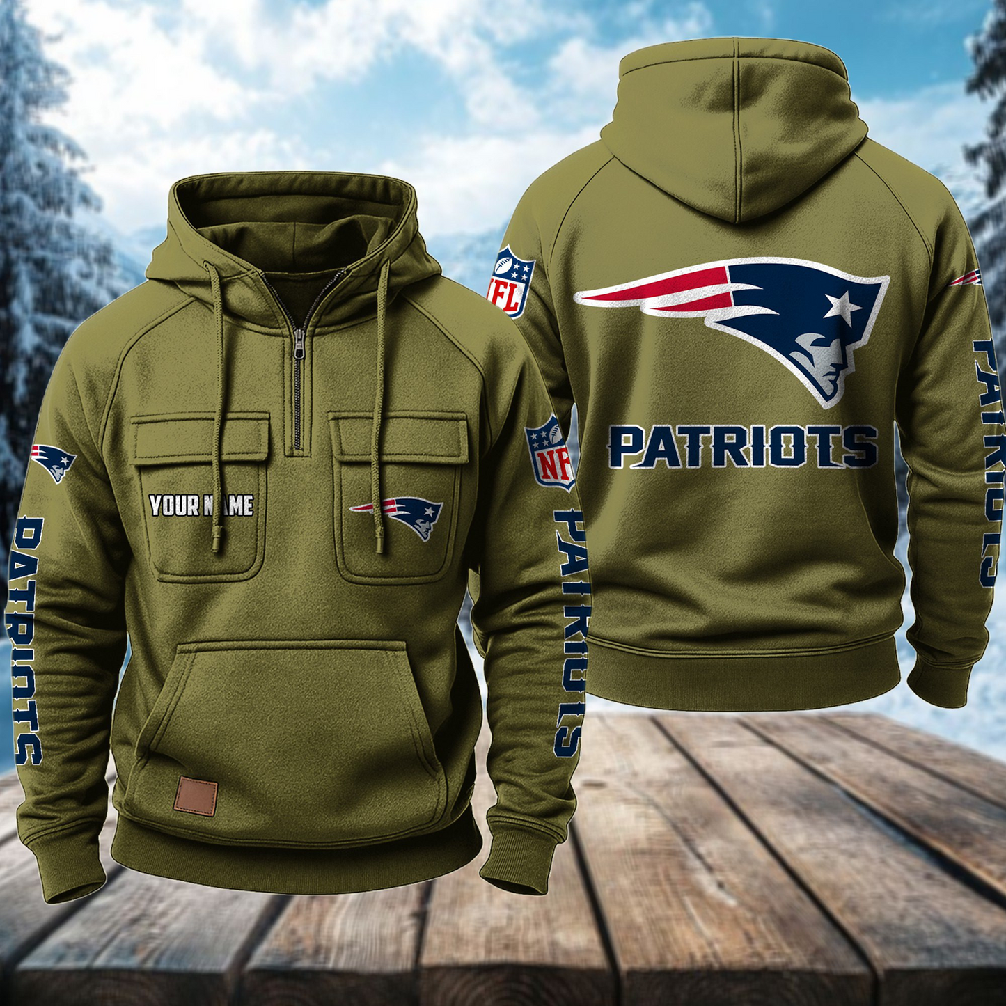 NEP x NFL Premium Hoodie DATND TANTD
