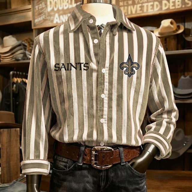 NOS x NFL Color Stripe Corduroy Shirt DDT NTL