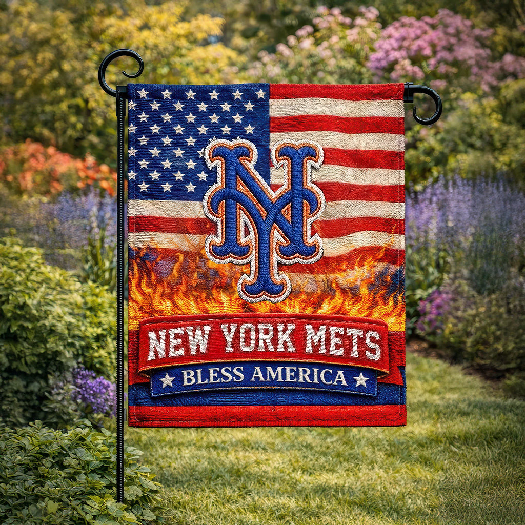 NYM Premium MLB 250 Years Of America Freedom Flag DDT TTTZ