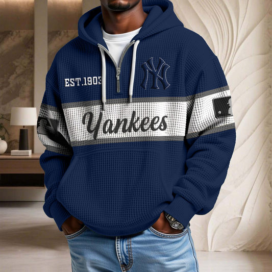 MLB x NYY EST Waffle Half Zip Hoodie HLP HLPHUONG
