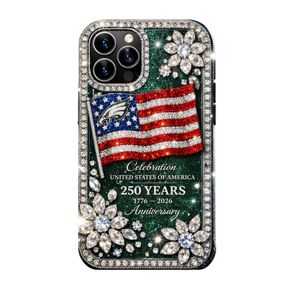PE Premium NFL Celebration United States Of America 250 Years Luxury Phone Case DDT CTND