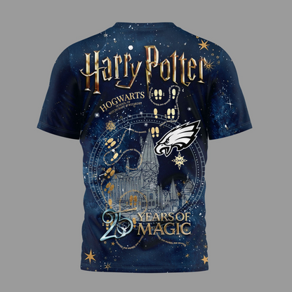 PE Premium NFL Harry Potter 25 Years Of Magic 3D Shirt DDT CTND