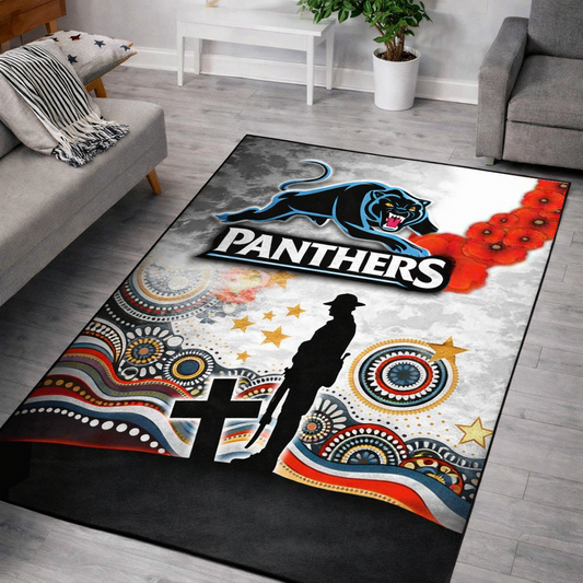 PEN x NRL Anzac Day Living Room And Bedroom Rug Limited Edition DatND DVT