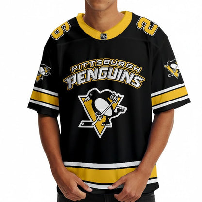 PP x Hockey Ice Short Sleeves Jersey Shirt Custom Any Number Gift DDT TTTZ