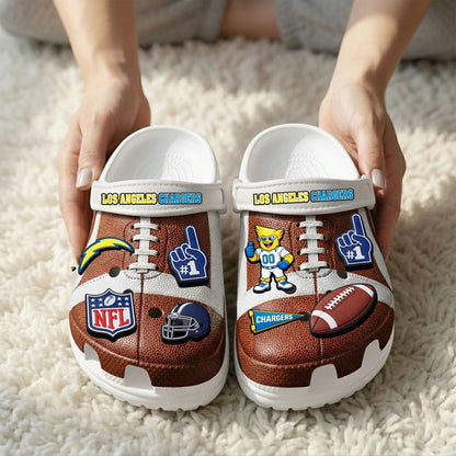 PREMIUM NFL X LAC CLOGS WITH CHARMS NDT NHM