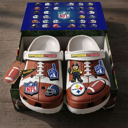 PREMIUM NFL X PIT CLOGS WITH CHARMS NDT NHM