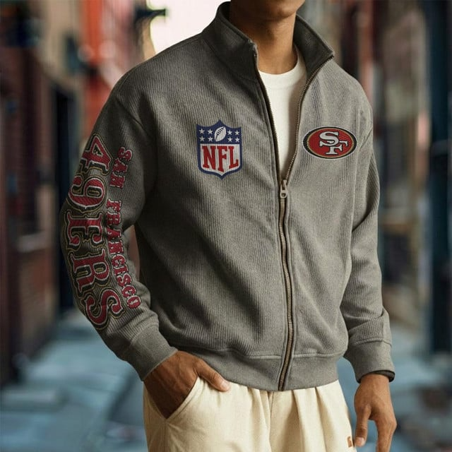 PREMIUM  NFL X SF Zipper Sweatshirt NDT VHM