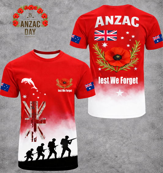 PREMIUM NRL X DOL ANZAC DAY SHIRT LIMITED EDITION NDT VHM