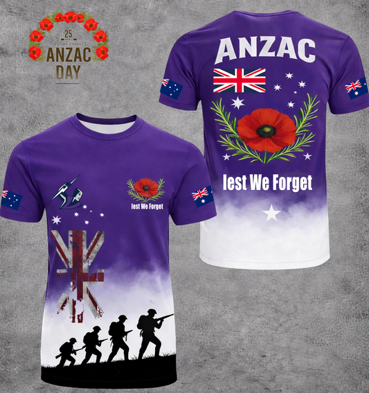 PREMIUM NRL X MS ANZAC DAY SHIRT LIMITED EDITION NDT VHM