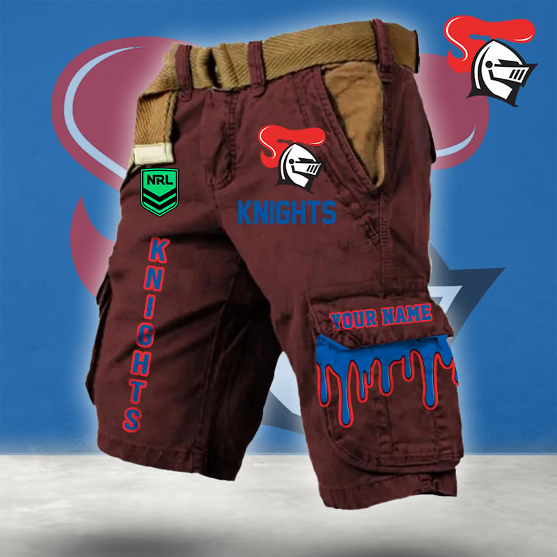 PREMIUM NRL X NK Cargo Shorts Custom Name Limited Edition NDT LVH