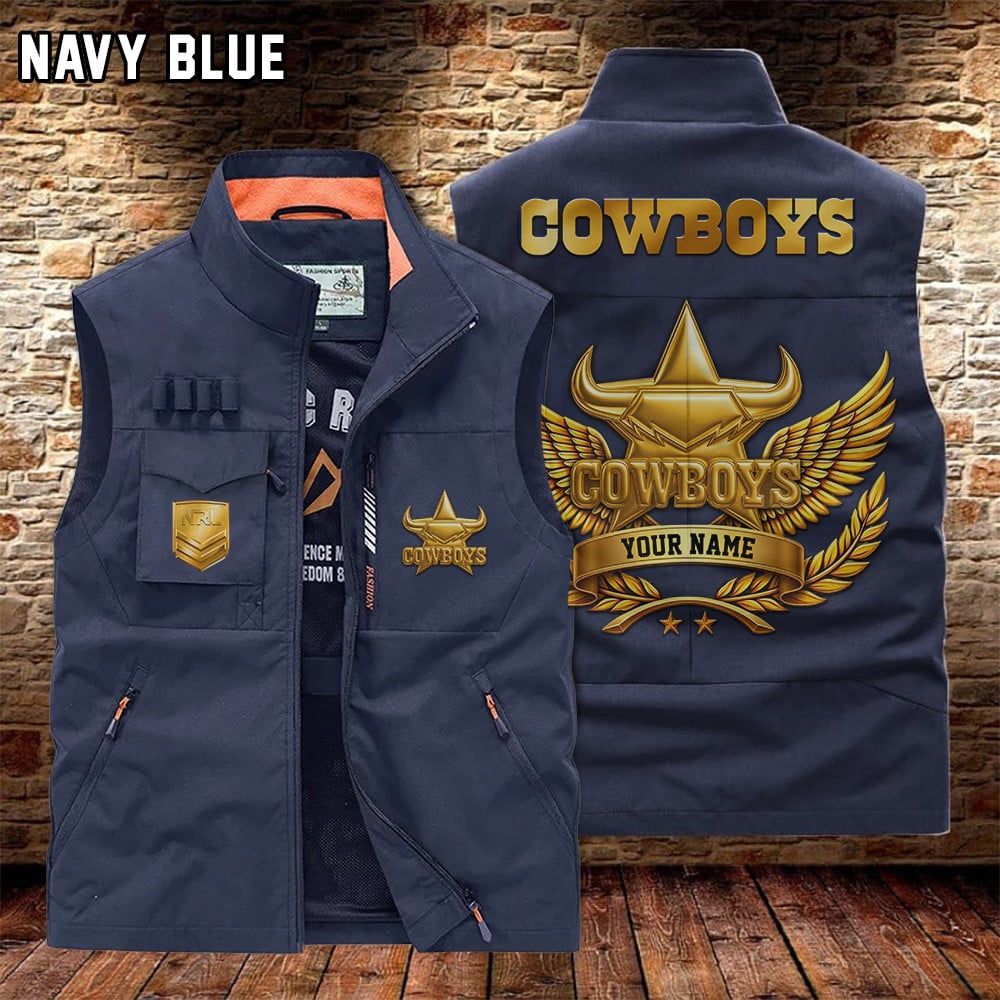 PREMIUM NRL X NQC Pocket Vest Jacket Limited Editions NDT LVH 180326
