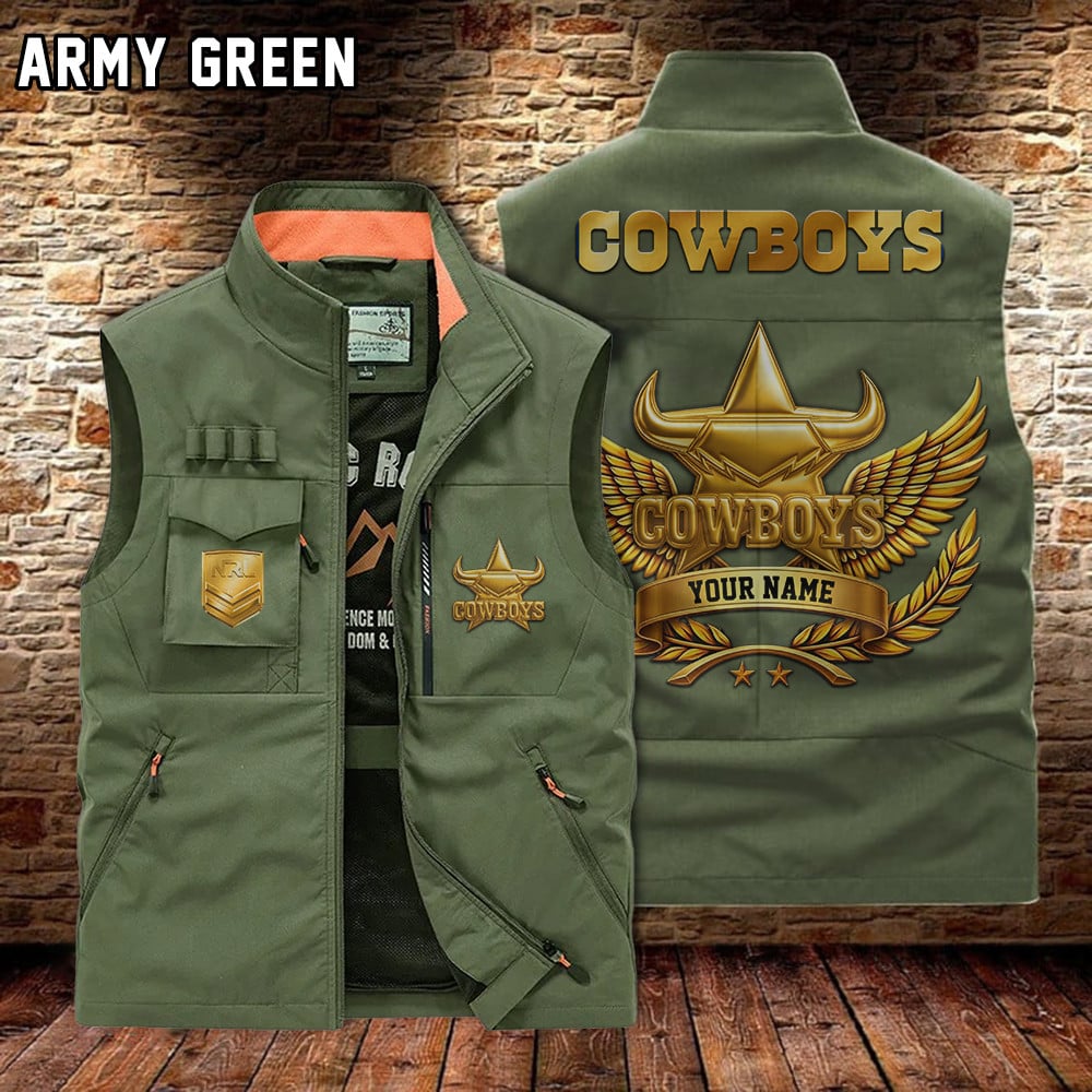 PREMIUM NRL X NQC Pocket Vest Jacket Limited Editions NDT LVH 180326