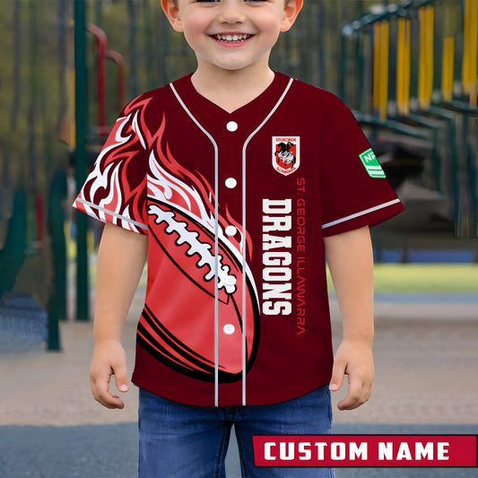 PREMIUM NRL X SID New Youth Baseball Jersey Limited Editions NDT LVH
