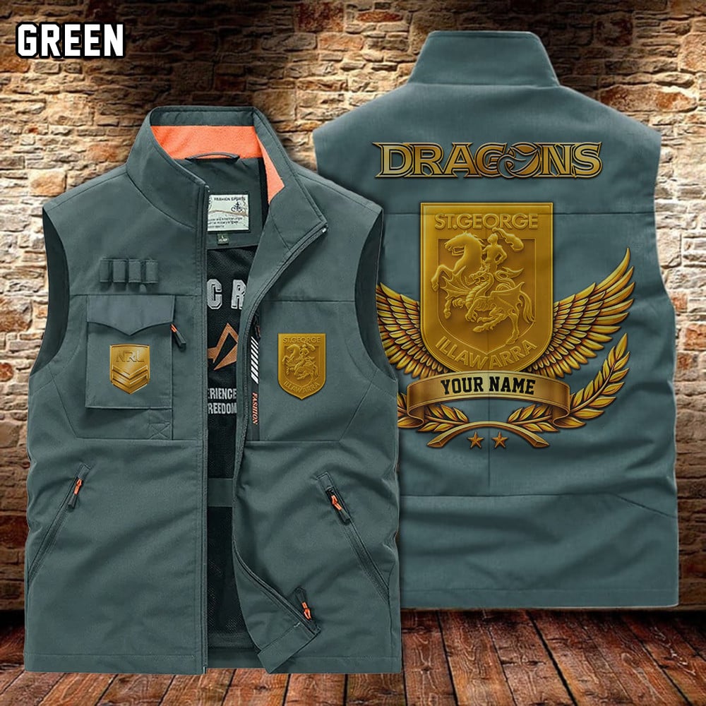 PREMIUM NRL X SID Pocket Vest Jacket Limited Editions NDT LVH 180326