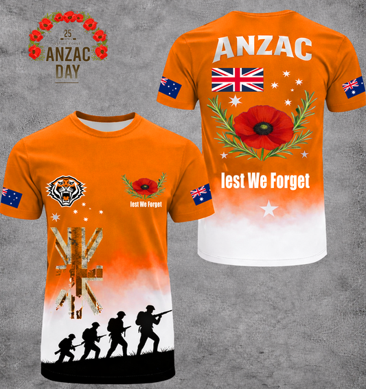 PREMIUM NRL X WT ANZAC DAY SHIRT LIMITED EDITION NDT VHM
