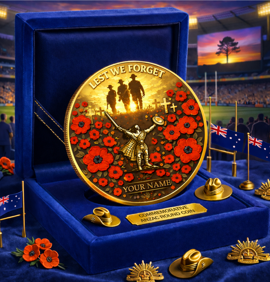 PREMIUM SRP X HIG Anzac Day 2026 Commemorative Coin Custom Name Limited Edition NDT VHM