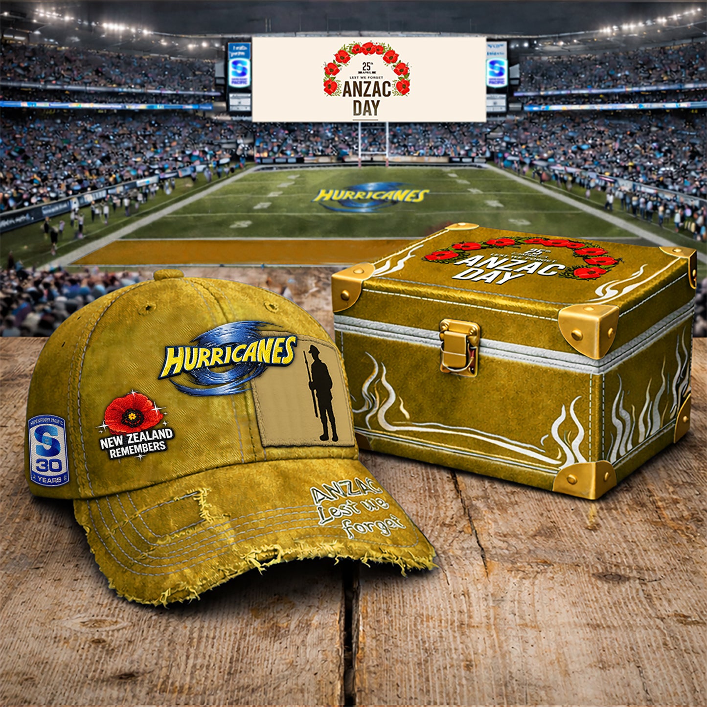 PREMIUM SRP X HUR RETRO ANZAC DAY CAP LIMITED EDITION NDT NHM
