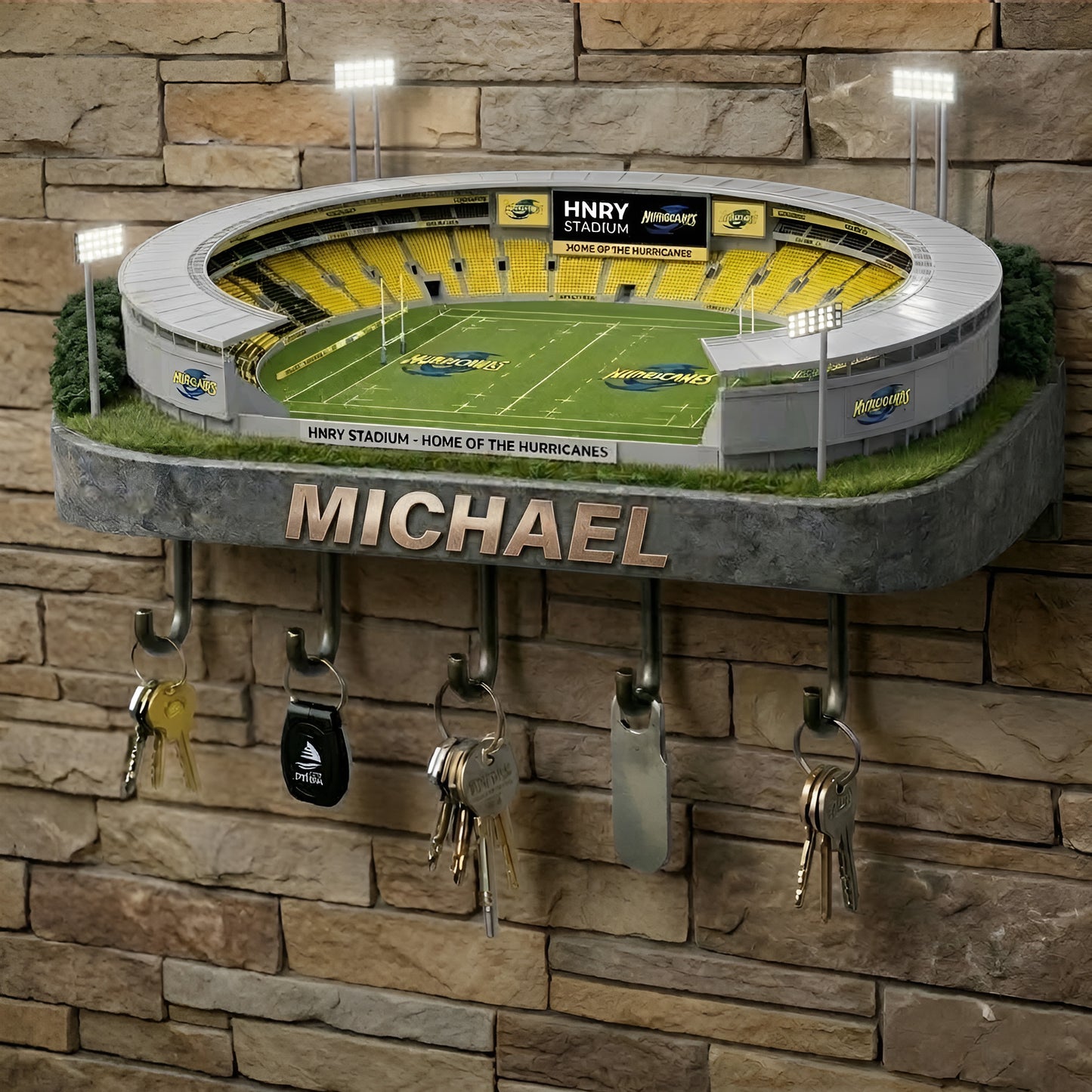 PREMIUM  SRP X HUR  Stadium Wood Key Hanger Limited Editions NDT NTN