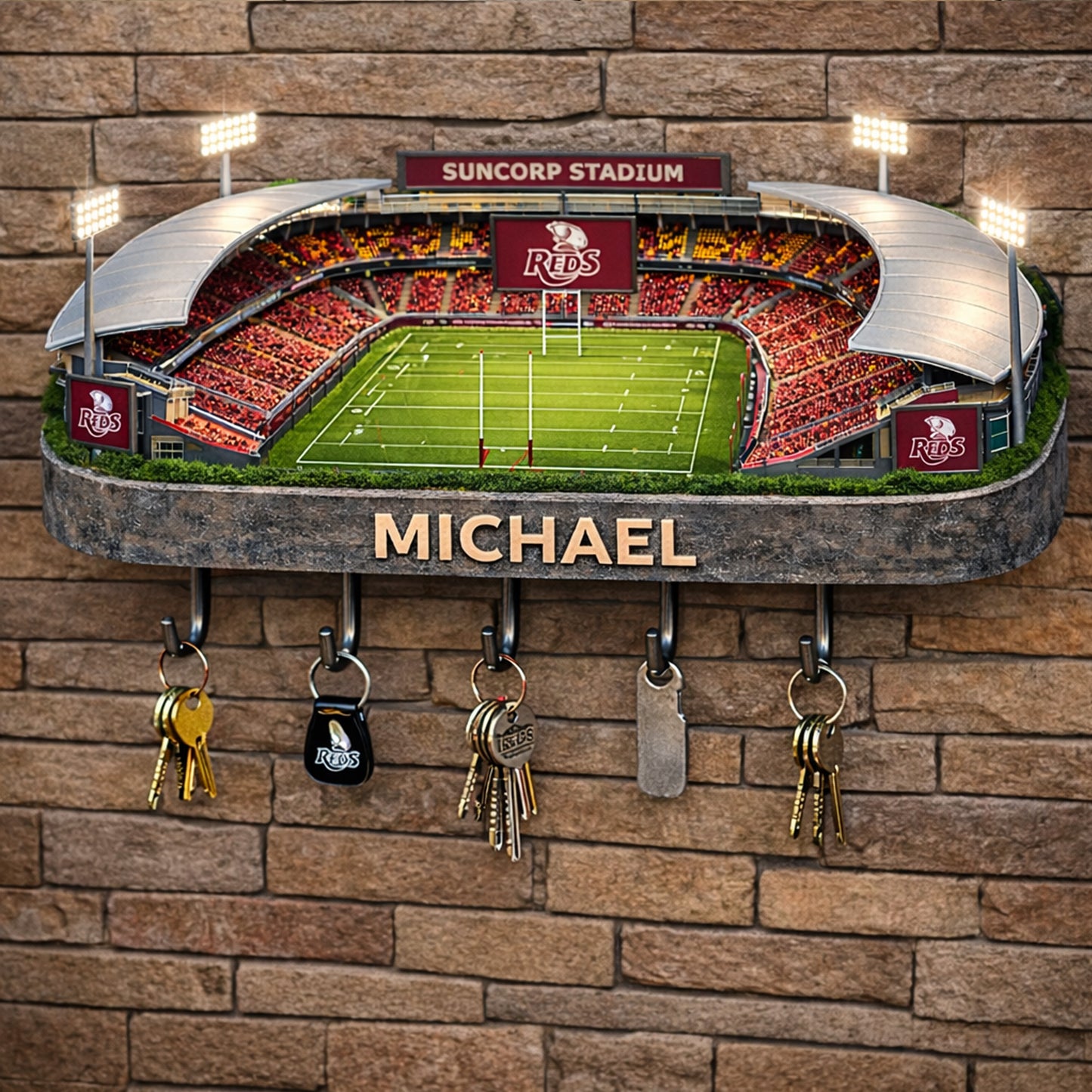 PREMIUM  SRP X QR  Stadium Wood Key Hanger Limited Editions NDT NTN