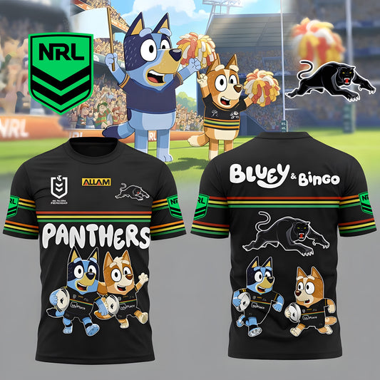 PREMIUM NRL X PP Bluey & Bingo POLO SHIRT – Limited 2026 NDT LVH