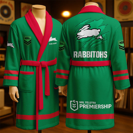 PREMIUM NRL X SSR New Style Royal Fleece Bathrobe Personalized NDT LVH 260226