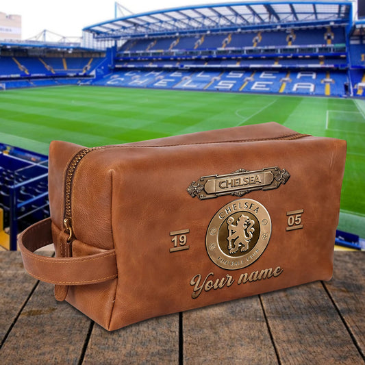 PREMIUM 𝐄𝐏𝐋 X CHEL 3D EMBOSSED LEATHER TOILETRY BAG Limited Edition NDT NHM 020326