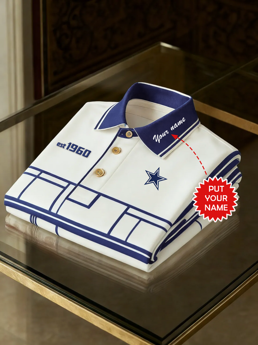PREMIUM NFL X DC  ROYAL CLASSIC POLO SHIRT NDT NTN 250226