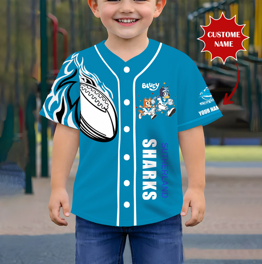 PREMIUM NRL X CSS BLUEY Youth Baseball Jersey Limited Editions NDT VHM 190326