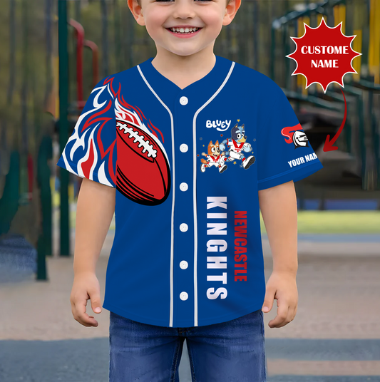 PREMIUM NRL X NK BLUEY Youth Baseball Jersey Limited Editions NDT VHM 190326