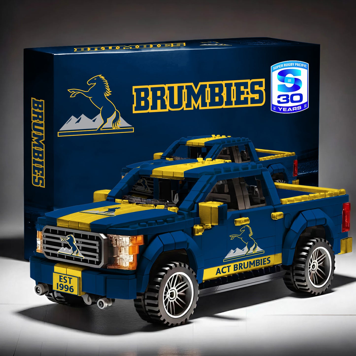 PREMIUM SRP X BRU 3D Racing Truck Model Building Block Set NDT NHM 160326
