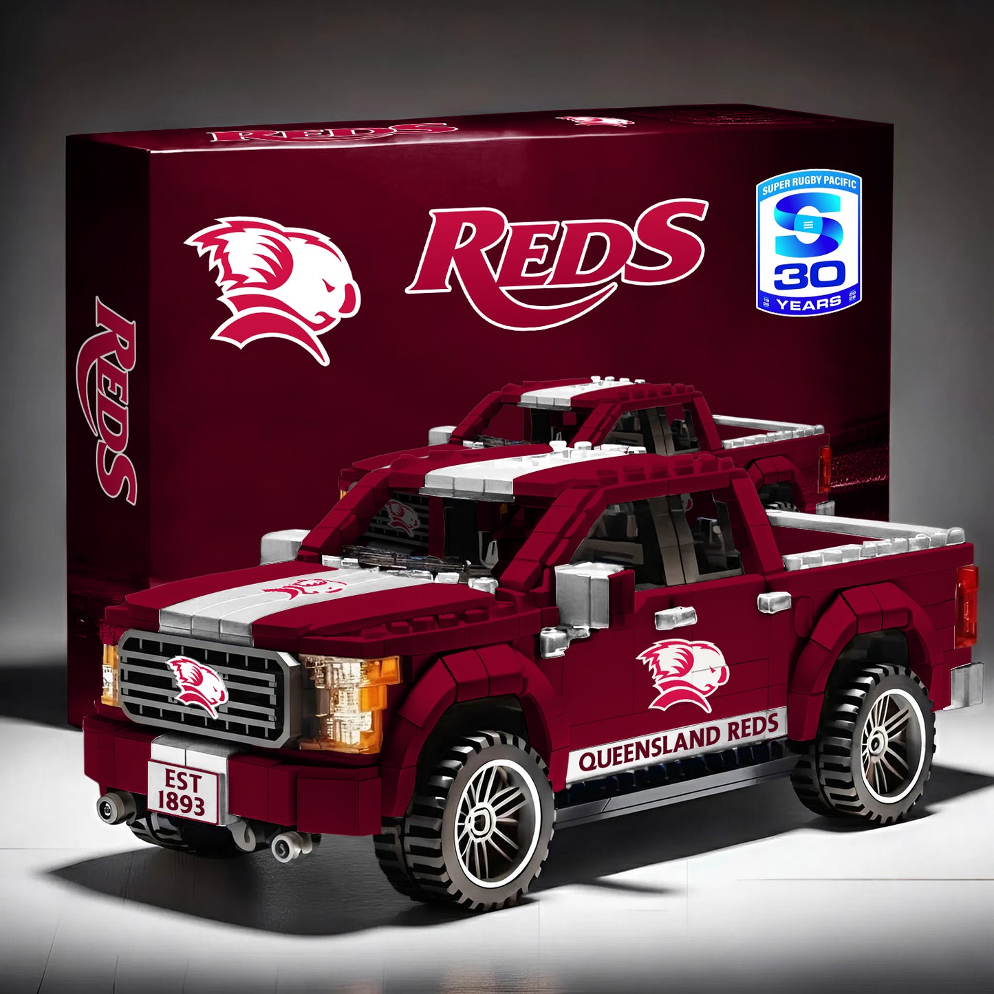 PREMIUM SRP X QR 3D Racing Truck Model Building Block Set NDT NHM 160326