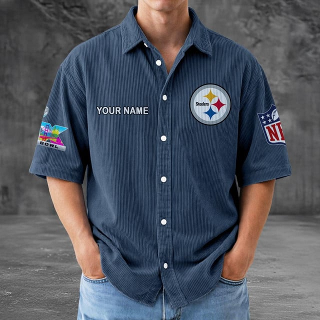 PS x NFL Men Seersucker Button Shirt DDT NTL